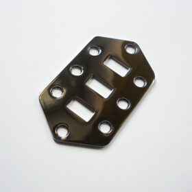Controlplate / Switchplate - Typ Jaguar-Style - chrom