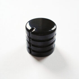 Potiknopf - Typ Dome Speed Deluxe / Push ON - schwarz