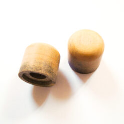 Potiknopf - Dome Speed - Wood / Holz weißes Ebenholz Push ON (Stückpreis)