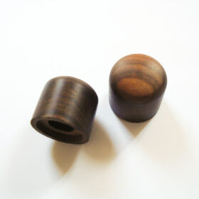 Potiknopf - Dome Speed - Wood / Holz Rosewood Push ON (Stückpreis)