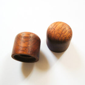 Potiknopf - Dome Speed - Wood / Holz Mahagoni Push ON (Stückpreis)