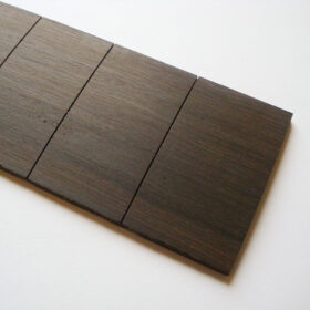 Griffbrett - Ebenholz Mensur 800 , 12ér Radius ohne Inlays