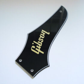 Trussrodglocke - Typ Firebird - schwarz mit Schriftzug reversed