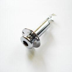 Zargenbuchse mit Endpin extra breit - chrom