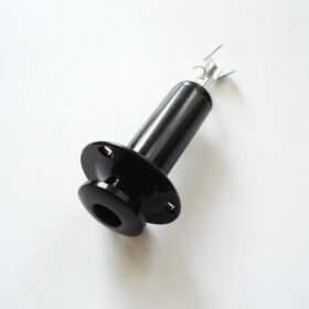 Zargenbuchse mit Endpin extra breit - schwarz