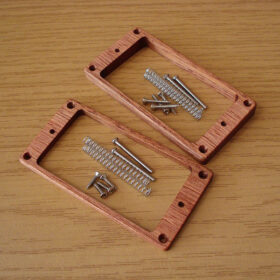 MGH Pickuprahmen Set/nickel - Humbucker - Mahagoni