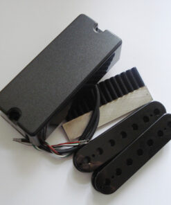 Wickelkit - Humbucker 7-String - 12 Pole-Screws closed Cover / Alnico schwarz