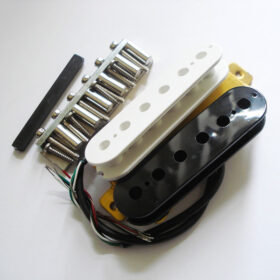 Wickelkit - Humbucker - Typ PAF weiß/schwarz Alnico