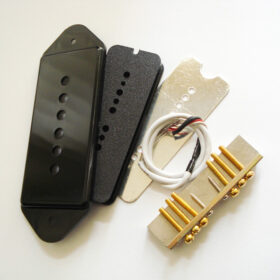 Wickelkit - Singlecoil - Typ P90 - Dog Ear schwarz/gold