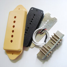 Wickelkit - Singlecoil - Typ P90 - Dog Ear creme/nickel