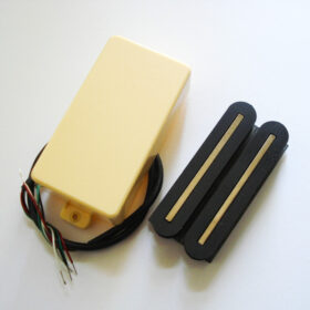 Wickelkit -Blade Humbucker - closed PVC Cover creme