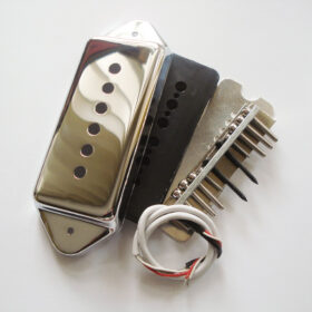 Wickelkit - Singlecoil - Typ P90 - Dog Ear Nickel/Silver chrom Bridge