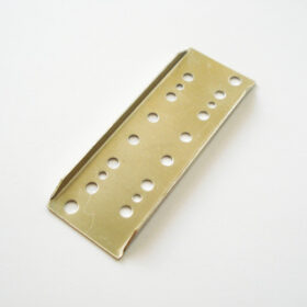 Unterboden 12 Hole - Mini Humbucker Baseplate - 50ér - Nickel/Silver