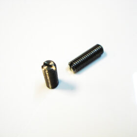 Pole Madenschraube - mit Schlitz Stahl natural