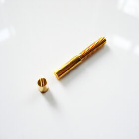 Pole Piece Schraube / Mini Humbucker long - gold - US