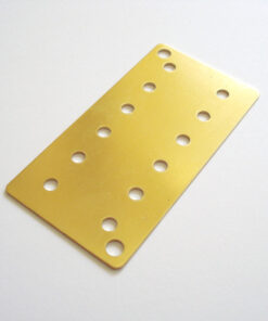 Unterboden 12 Hole Version - Humbucker Messing / Brass Bridge & Neck