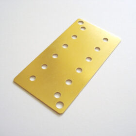 Unterboden 12 Hole Version - Humbucker Messing / Brass Bridge & Neck