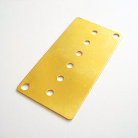 Unterboden P90 Version - Humbucker Messing / Brass