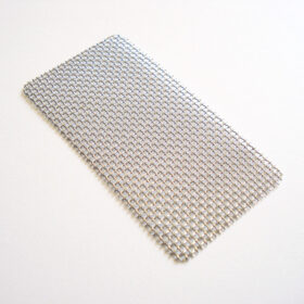 Pickupeinleger / Gittergewebe - Mesh chrom