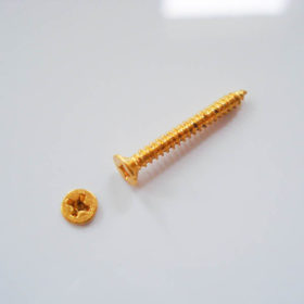 Pickup Rahmenschraube - gold