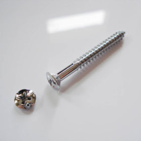 Halsbefestigungsschraube - chrom - 41mm