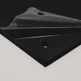 Pickguard Rohling - schwarz glanz einlagig