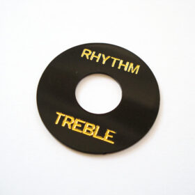 Treble / Rhythm Unterleger - schwarz