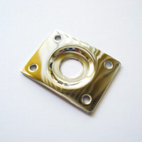 Economy Buchsenplatte gebogen - chrom