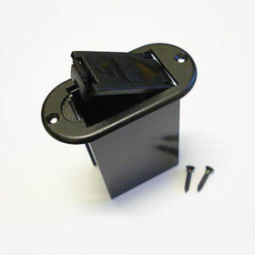 Batteriefach PVC - vertikal schwarz