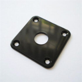 Buchsenblech PVC quadratisch - schwarz