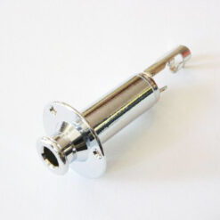 Zargenbuchse mit Endpin - chrom