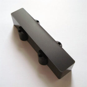 Pickupkappe - J-Bass geschlossen - Bridge - Neck - schwarz