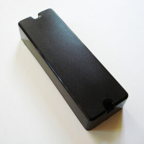 Pickupkappe Typ Soapbar - 6-Saiter - HB - Bridge/Neckposition - geschlossen - schwarz