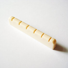 Gitarrensattel - Klassik 2 - weiß