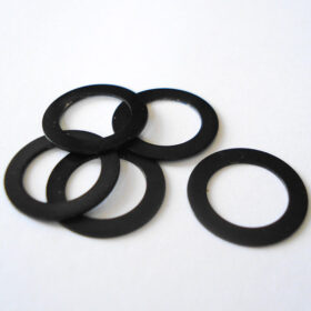 Klinkenbuchse Unterlegscheibe - schwarz