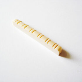 Gitarrensattel - Western Typ 12-String - weiß