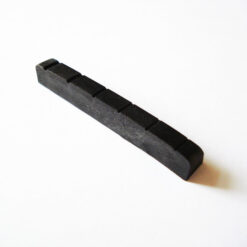 Gitarrensattel - E-Gitarre Carbon / Nylon gekerbt - schwarz