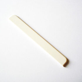 Stegeinlage - Western/Klassikgitarre Rohling - weiß