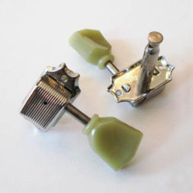 Mechaniken Kluson-Style - 3L/3R - nickel (Tulpenflügel)