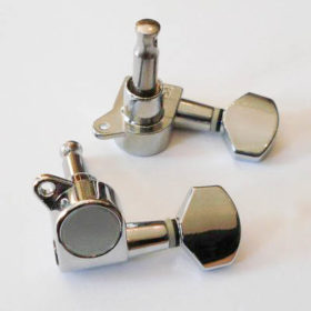 Mechaniken Schaller-Style - 6-in-line rechts - chrom (kleine deutsche Flügel)