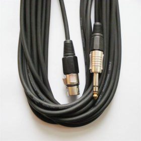 Live Sound Mikrofonkabel - XLR-Klinke - 6m