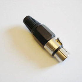 Stecker - XLR female - 3-polig