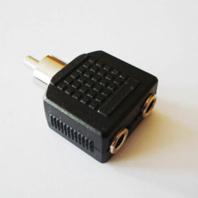 Adapter - 2x kleine Klinke - 1x Cinch male