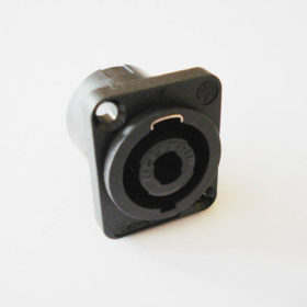 Einbaubuchse - Speakon female