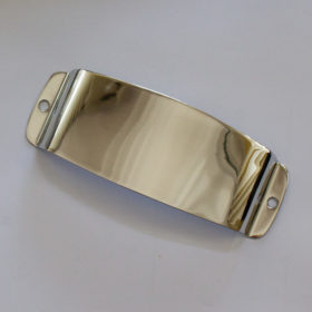 Fender Bass - Pickup Blende small – Cover – chrom