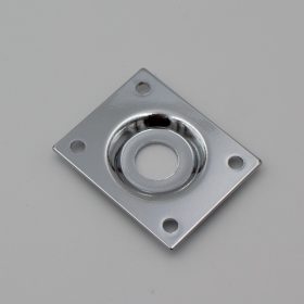 Economy Buchsenplatte gerade - chrom