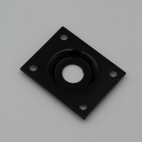 Economy Buchsenplatte gerade - schwarz