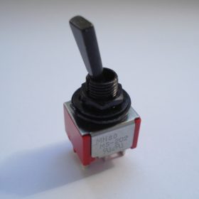 Splitt Schalter - Mini Switch - Metall - ON/ON - zwei Ebenen - 6 Pins