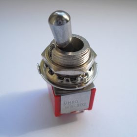 Splittschalter - Toggle - Metall - ON/ON - dreipolig - The little Big - chrome