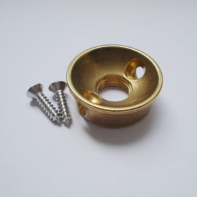 Buchsenblech - Output Cover Typ TC - Einschlagbuchse - Vintage Brass